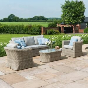 Oxford 3 Seat Rattan Sofa Set