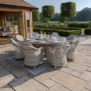 Oxford 8 Seat Round Dining Set