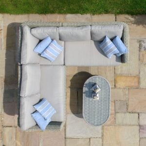 Alternative view of Oxford Small Rattan Corner Sofa Set