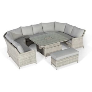 Oxford Royal U-Shaped Rattan Sofa Set