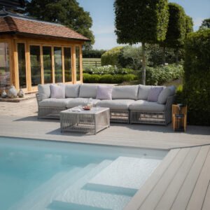 Alternative view of Maldives Rope Weave Small Corner Sofa Set