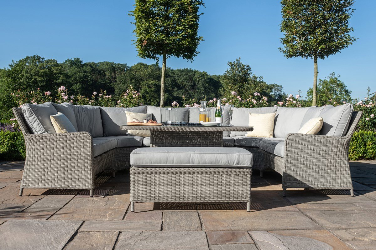 Oxford Royal U Shaped Sofa Set With Fire Pit - Image 3